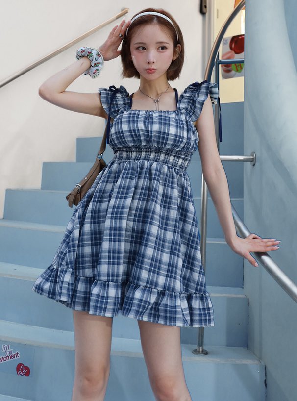 janesmith✨ガンクラブチェックミニワンピース JANE SMITH / JOHN