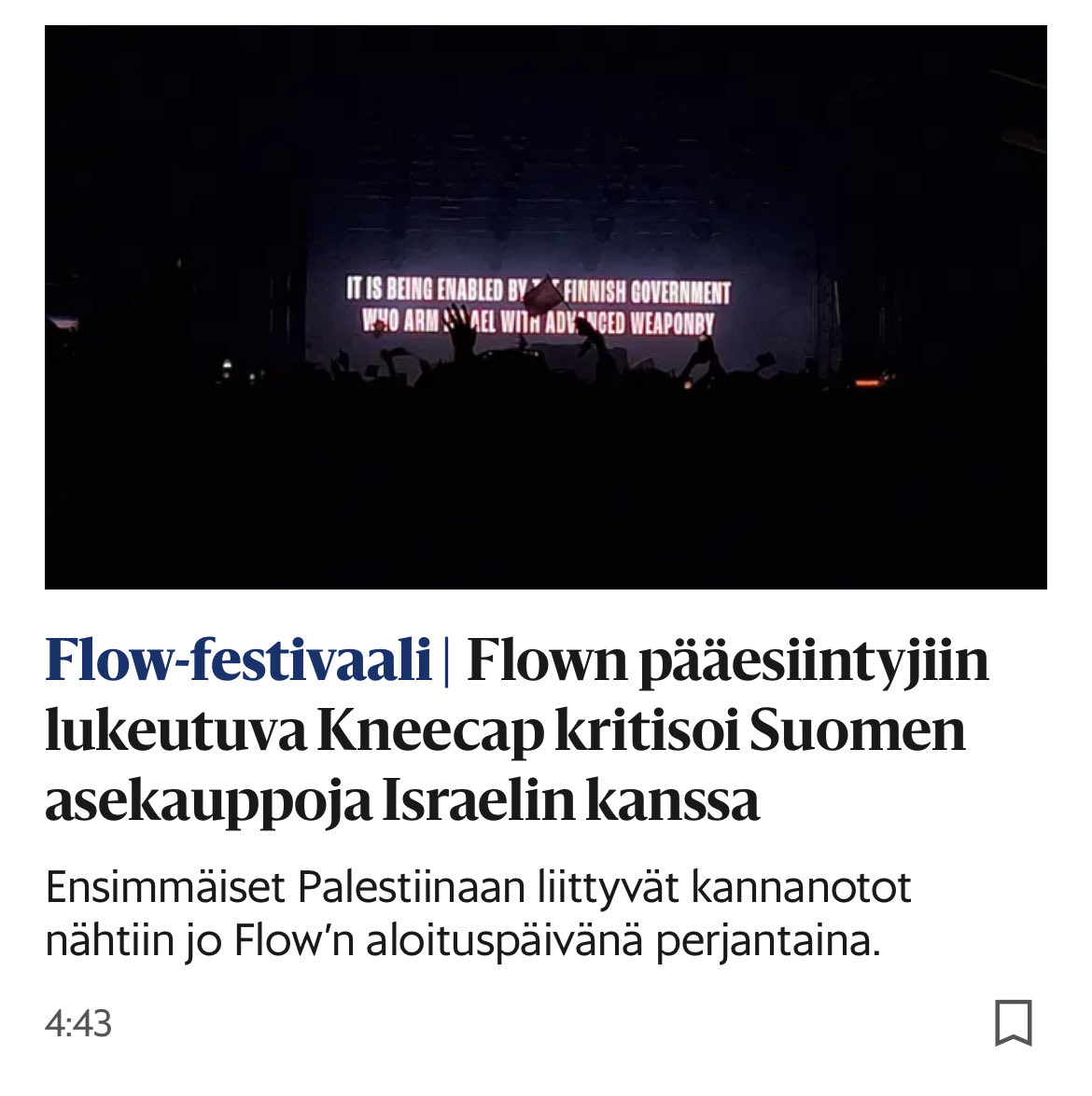 Laskin tänä aamuna HS:n pääsivulla 12 juttua liittyen Israeliin ja Gazaan. Näistä jokaisessa oli Israel-vastainen kulma, ja jopa Sari Essayahin haastattelun alaotsikkoon oli ympätty syytös.

Miten tätä pakkomiellettä Israelin suhteen voi selittää?

Kansanmurhalla tai