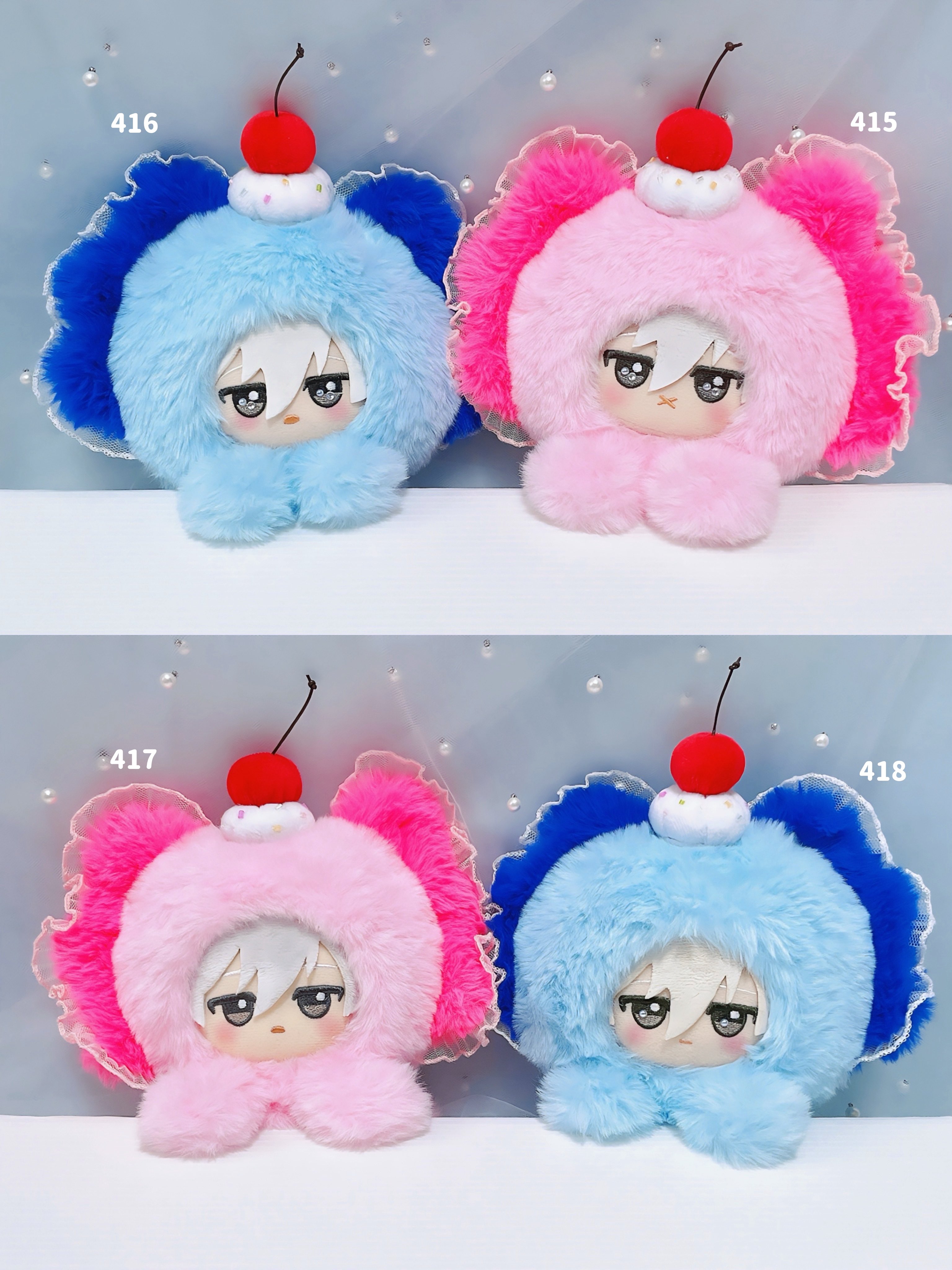 【418】⟡裏地付き⟡ 着ぐるみ ぬい服 水色 ウーパールーパー 418】⟡裏地付き⟡ 着ぐるみ ぬい服 水色 ウーパールーパー 418