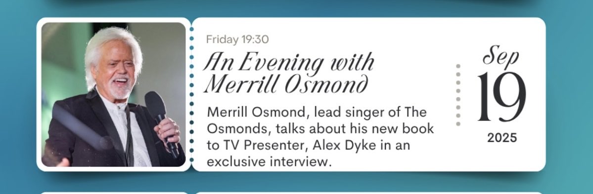 Merrill Osmond tweet media