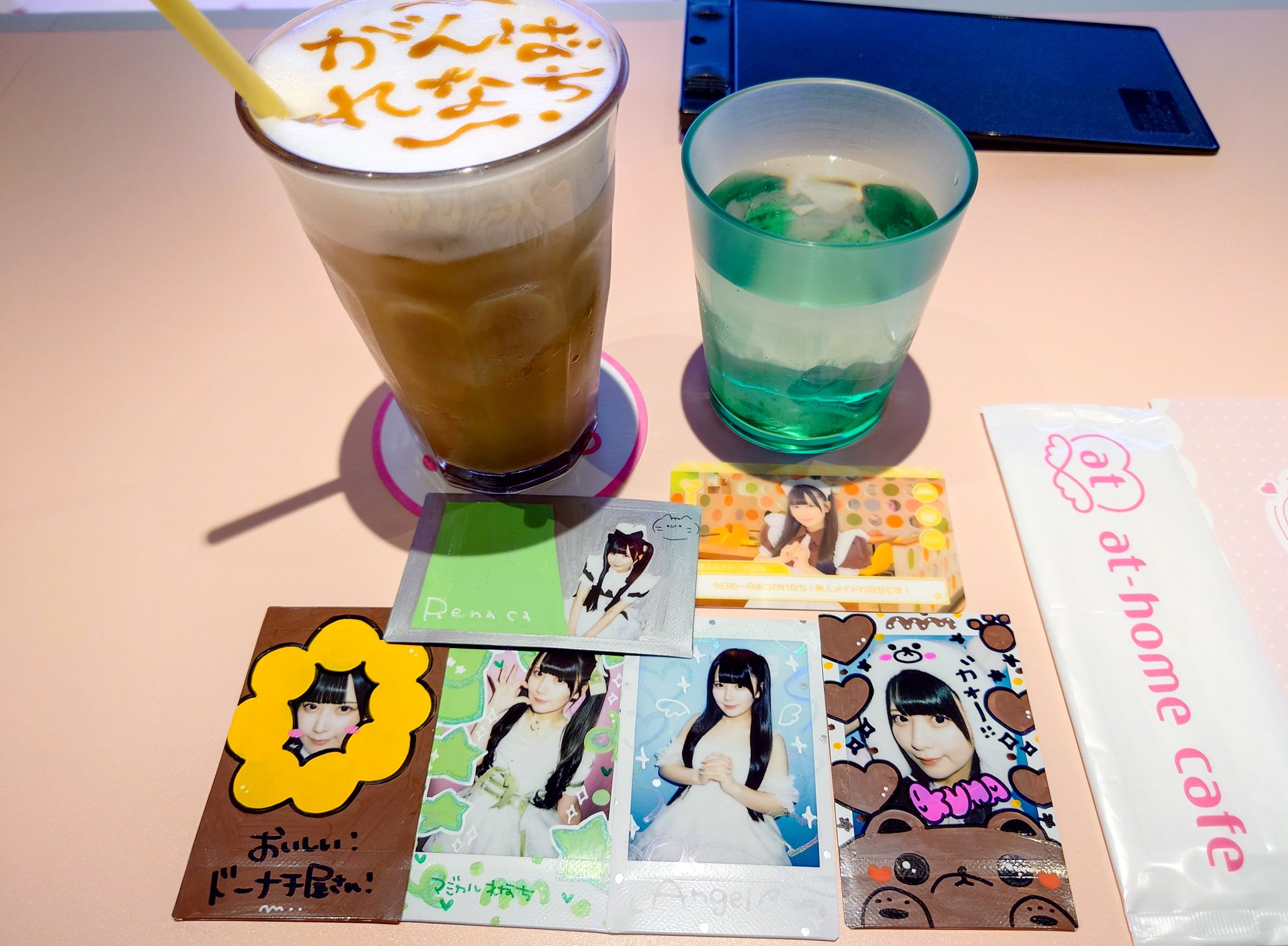 あっとくん ソロチェキ あっとほぉーむカフェ えまちぃ はぐみ ソロチェキくじ