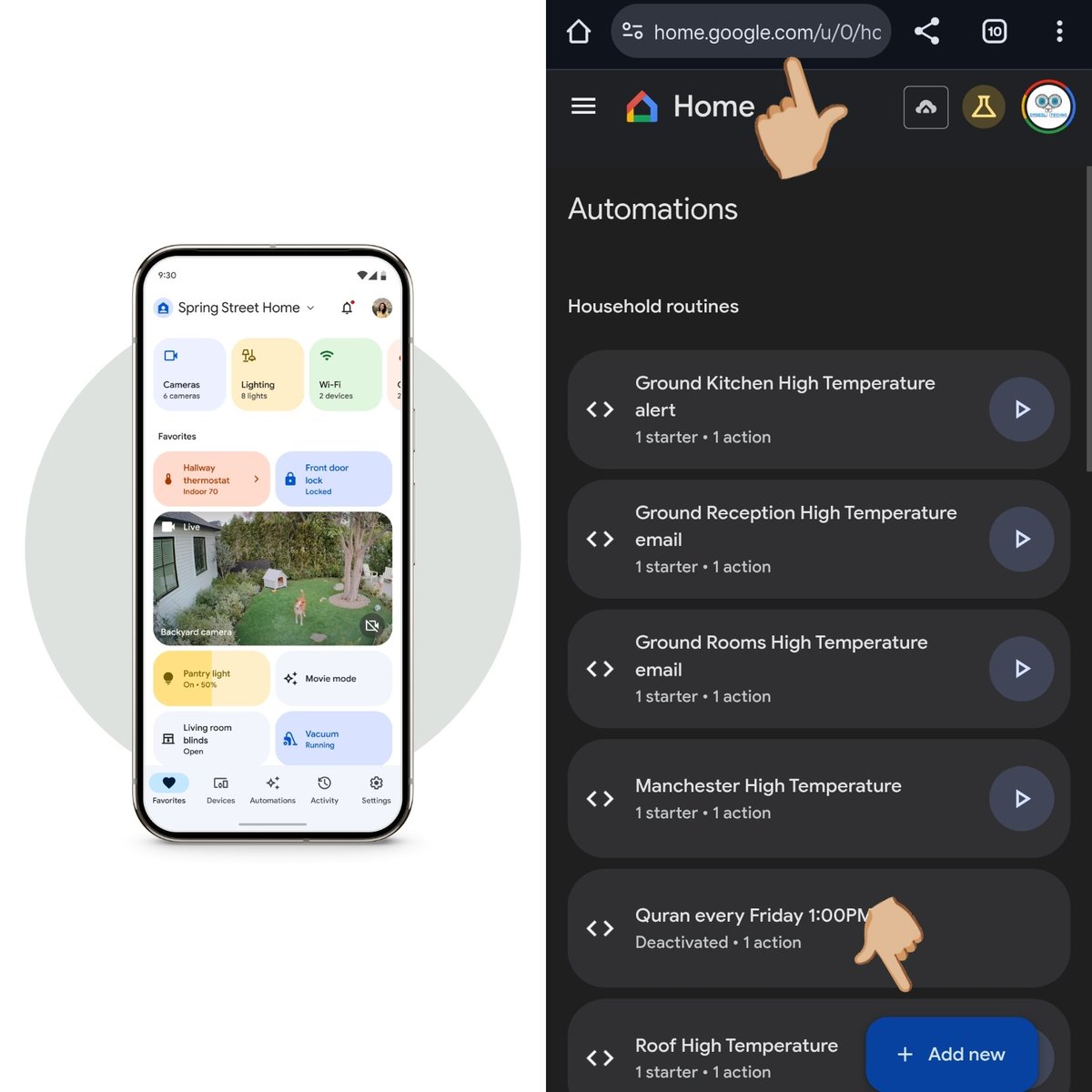 drbeel_techno's tweet image. #Google
لعشاق المنزل الذكي ...
يعتقد الكثيرون ان نظام جوجل #GoogleHome لإدارة أجهزة المنزل الذكي ضعيف أو غير متطور ، و هذا غير صحيح بتاتا.
قد تبدو الخيارات محدودة عند استخدام واجهة النظام المعروفة لإنشاء الروتينات #Routines ، لكن ما لا يعلمه الكثيرون أن هناك واجهة أخرى مدعومة…