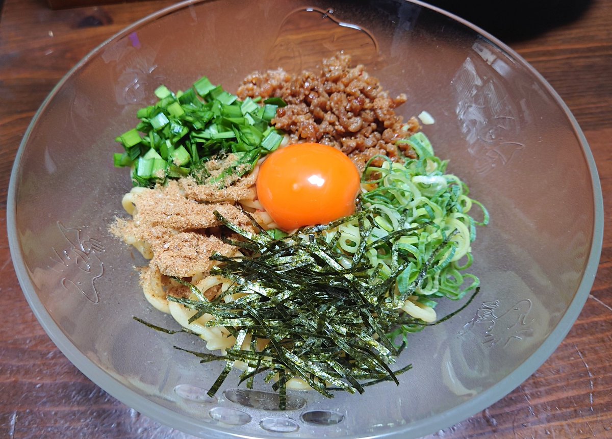 periko_nyan's tweet image. #水田信二の注文の多い料理教室
でずっと前に守谷日和さんがゲストの回で作ってた「台湾まぜそば」作ってみたら家族にも好評で、めちゃ美味しかったー！！
あの回は面白くて何回も見てるけど作ったのは初めて。美味しく出来て良かったよー。