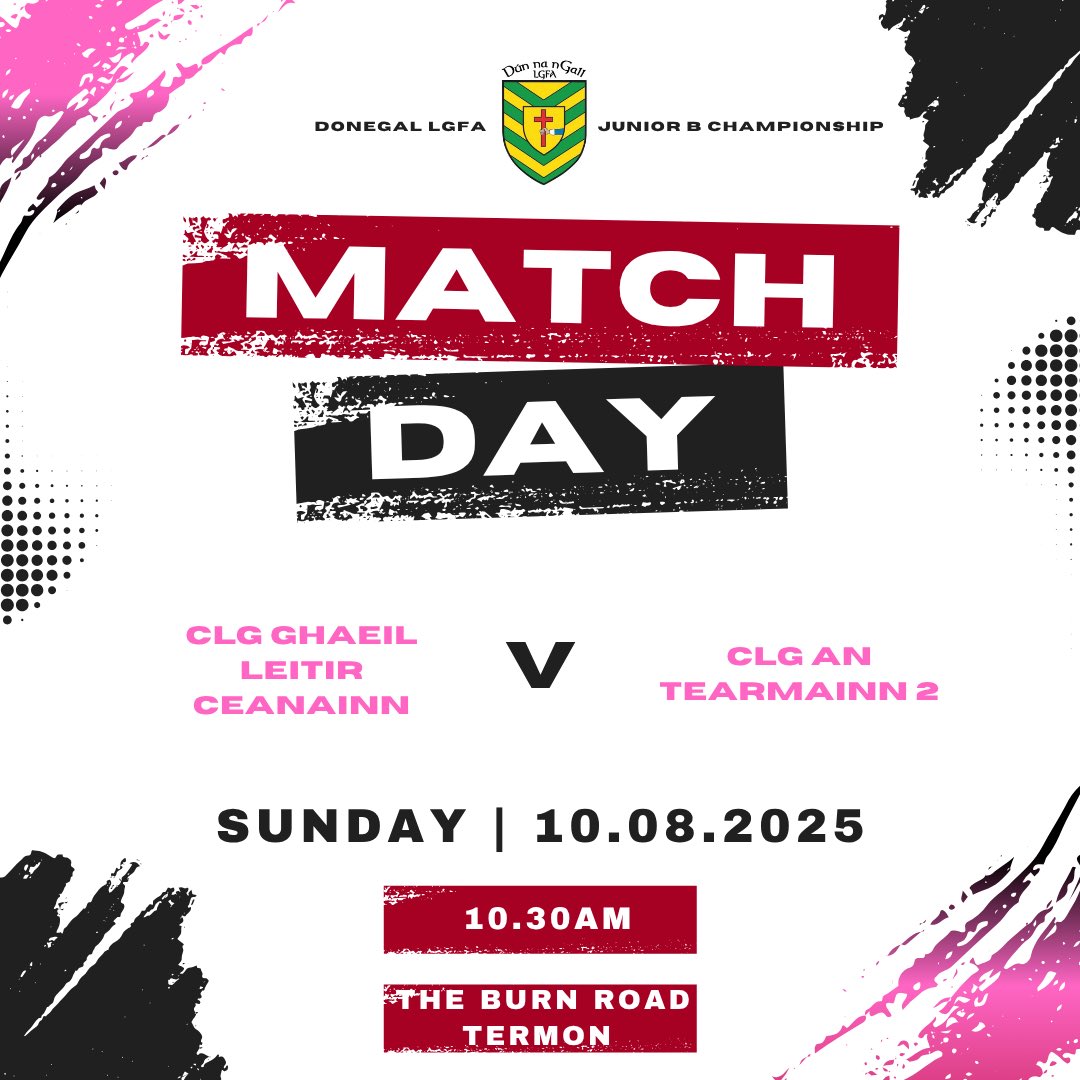 CLG Ghaeil Leitir Ceanainn (@letterkennygael) on Twitter photo Donegal LGFA Junior B Championship
Fulltime
CLG Ghaeil Leitir Ceanainn 2.09
CLG An Tearmainn 2
0.09
<a href="/DonegalLGFA/">Donegal LGFA</a> Donegal LGFA Junior B Championship
Fulltime
CLG Ghaeil Leitir Ceanainn 2.09
CLG An Tearmainn 2
0.09
<a href="/DonegalLGFA/">Donegal LGFA</a>