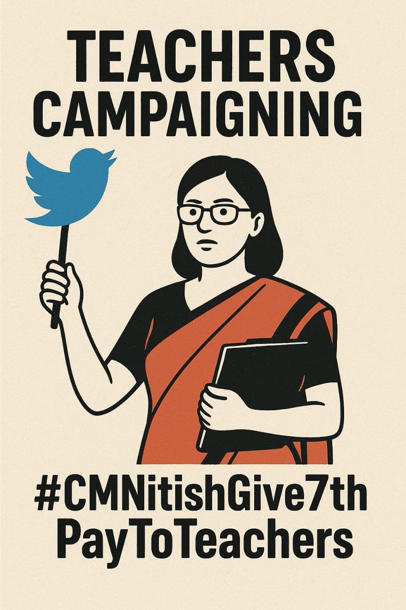 PraweenTabassum's tweet photo. #CMNitishGive7thPayToTeachers
#CMNitishGive7thPayToTeachers
कृपया सम्मानजनक वेतन दें🙏🏻
@NitishKumar 
@ankush_ks 
@Bihartet19 
@btetctet 
@TejashwiYdvRJD #CMNitishGive7thPayToTeachers
#CMNitishGive7thPayToTeachers https://t.co/wzl7hf4pIT