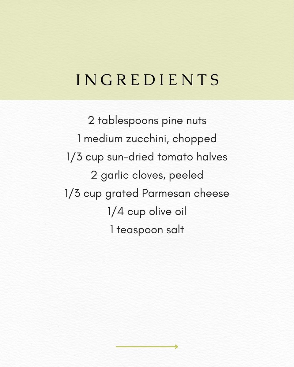 onceuponapesto's tweet photo. What to do with all your zucchini?! Make pesto!
How to make Zucchini Pesto inspired by Italy โ a brilliant blend of fresh flavors! ๐
#PestoRecipe #PestoProcess #HomemadePesto #ZucchiniRecipes https://t.co/C1sDLgB0D4