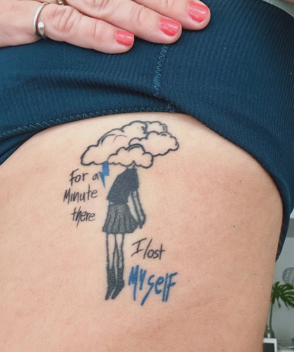 RHclub member Erika Aslanoglou’s Radiohead tattoo. She is from #Greece

Send your photo if you have #Radiohead &amp; band members side projects t-shirt or tattoo.