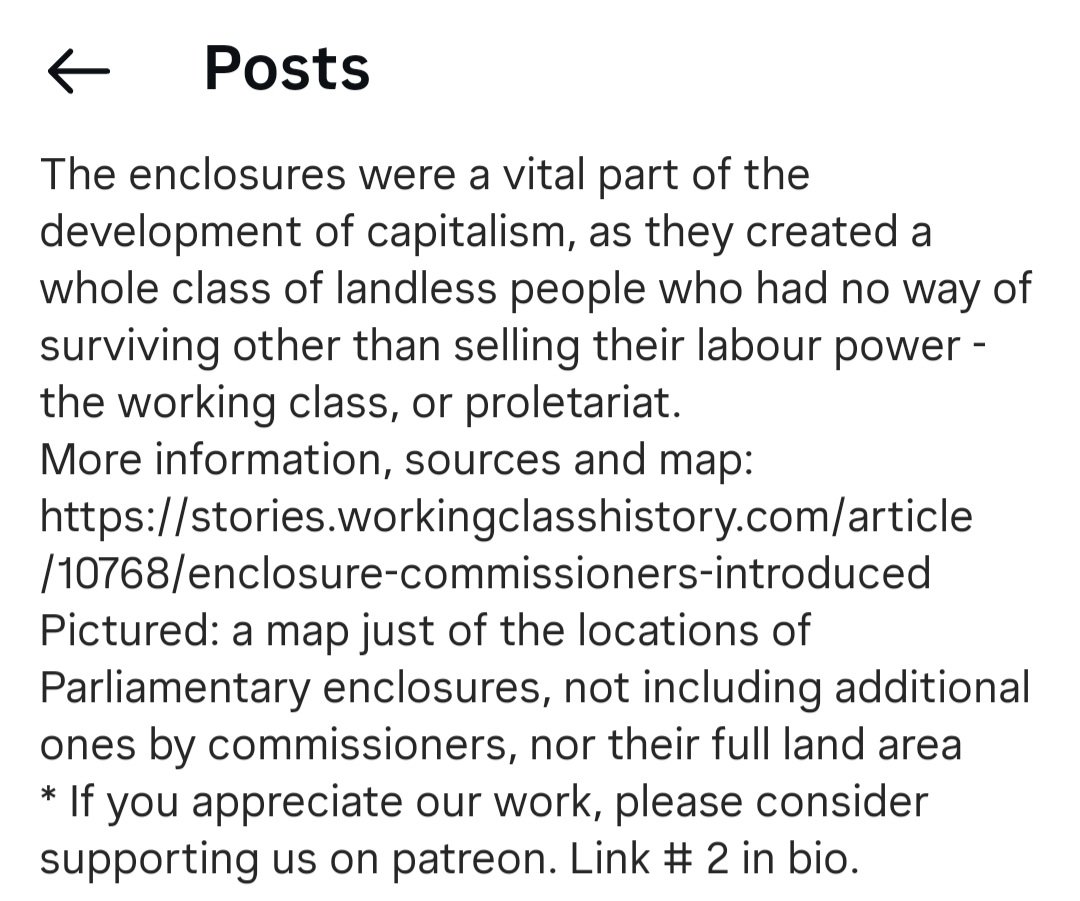 Samantha Asumadu (@samanthaasumadu) on Twitter photo The 1845 Enclosure. Amongst other things, it effectively allowed manor lords to enclose common land. They were also able to assert their rights over common woodland and pasture. i.e., legislating against the working class.
via <a href="/wrkclasshistory/">Working Class History</a> The 1845 Enclosure. Amongst other things, it effectively allowed manor lords to enclose common land. They were also able to assert their rights over common woodland and pasture. i.e., legislating against the working class.
via <a href="/wrkclasshistory/">Working Class History</a>