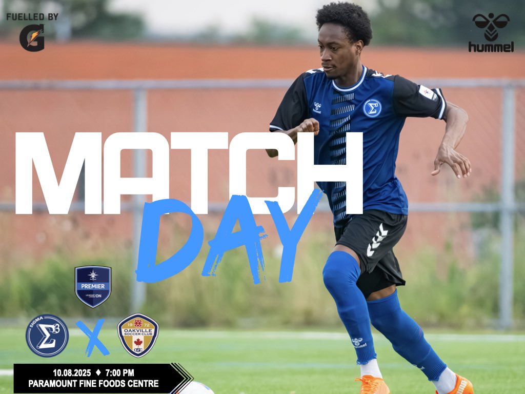 Matchday!

The last home match of the season

📅: Today August 10, 2025
🕛: 7:00pm
🆚: Oakville SC
🏟️: Paramount Fine Foods Centre

#FuelledByG <a href="/Gatorade/">Gatorade</a> #ForTheFuture <a href="/hummelsport/">Hummel</a>