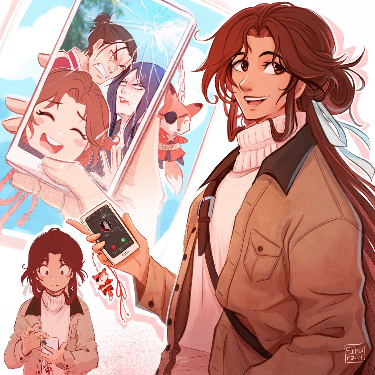 Shuravf90's tweet photo. Modern AU Hualian☺️
These were fun.
#TGCF https://t.co/6Bac6iHbd9