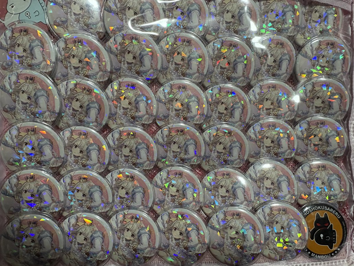 痛バ、一列増やしてみた。マンボウはワンポイントw