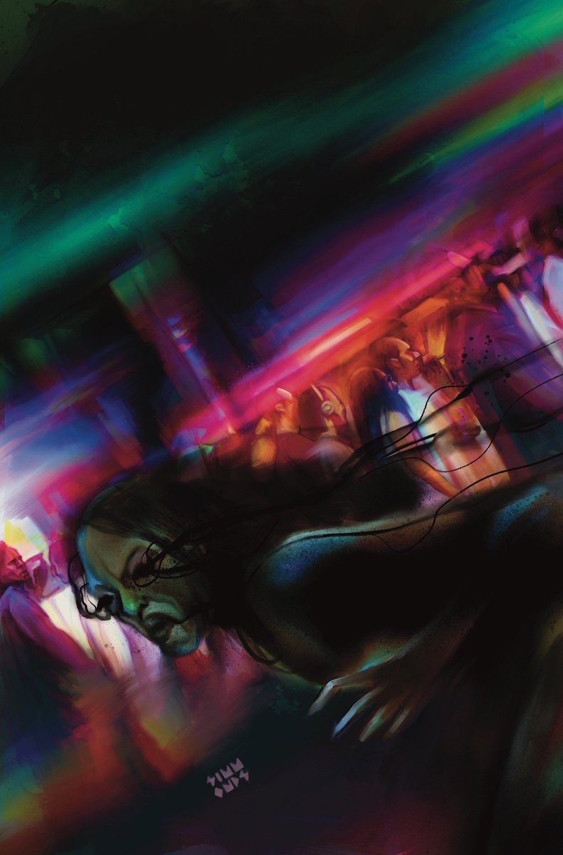 My good buddy and all round gent Martin Simmonds has joined us on the Skin Police train to deliver a haunting variant cover for one of our future issues

Here it is without the trade dress

Just 24 hours left to add Skin Police 2 to your pull list to avoid missing out.

<a href="/OniPress/">Oni Press</a>