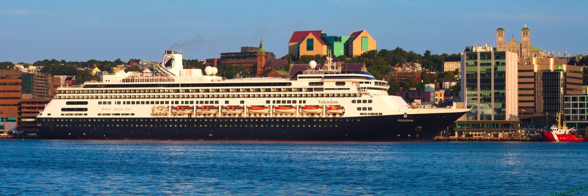 I went to Cape Spear for the sunrise on Sunday morning. Lots of people had the same idea! Also saw the Volendam cruise ship headed to St. John's so I took a photo of that from the harbour. #stjohns #capespear #sunrise #newfoundland #canada #canonphotography #volendam