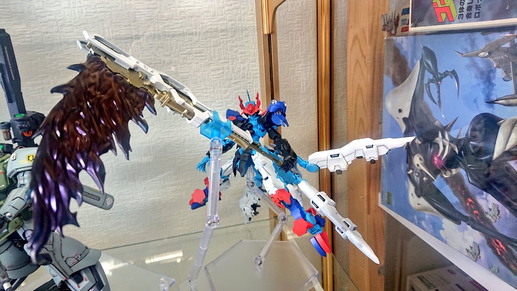 #とりあえずなんか構えたポーズ見せて