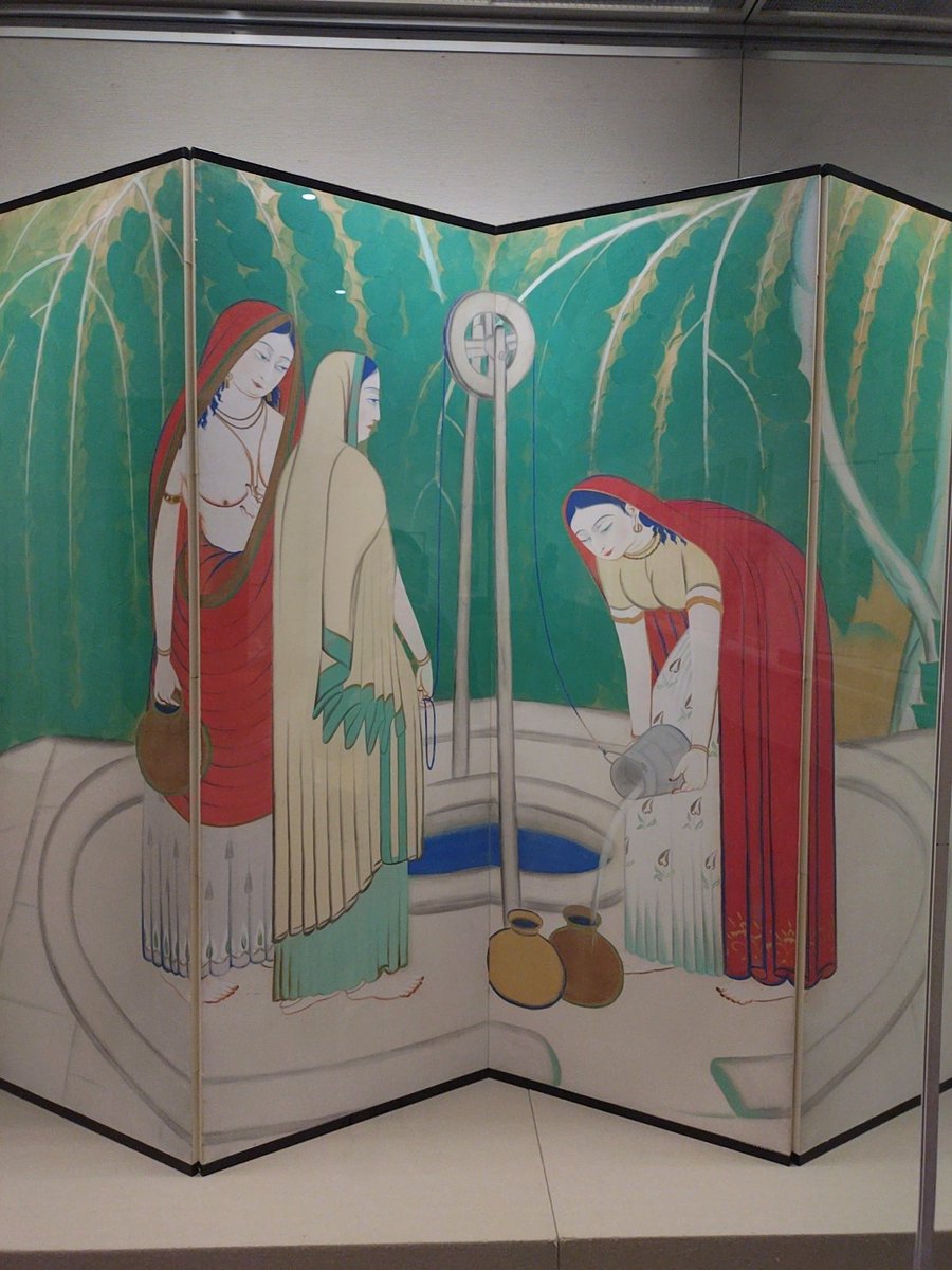 茨城県近代美術館の特別展、“旅にまつわる絵とせとら”へ。
浮世絵の時代の旅から海外への旅、戦時下での従軍画家としての旅まで、画家たちの旅の風景が観られる旅情あふれる展覧会。
なかでも東山魁夷の北欧の風景の作品に圧倒された。
旅先の空気や画家の視点を想像しながら鑑賞するのも楽しい。