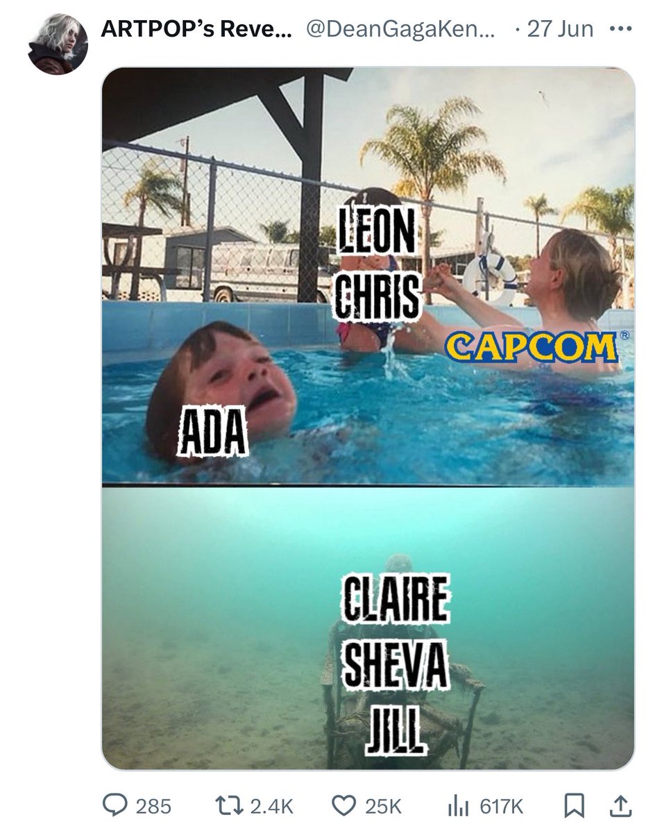 We want our Resident Evil female protagonist back