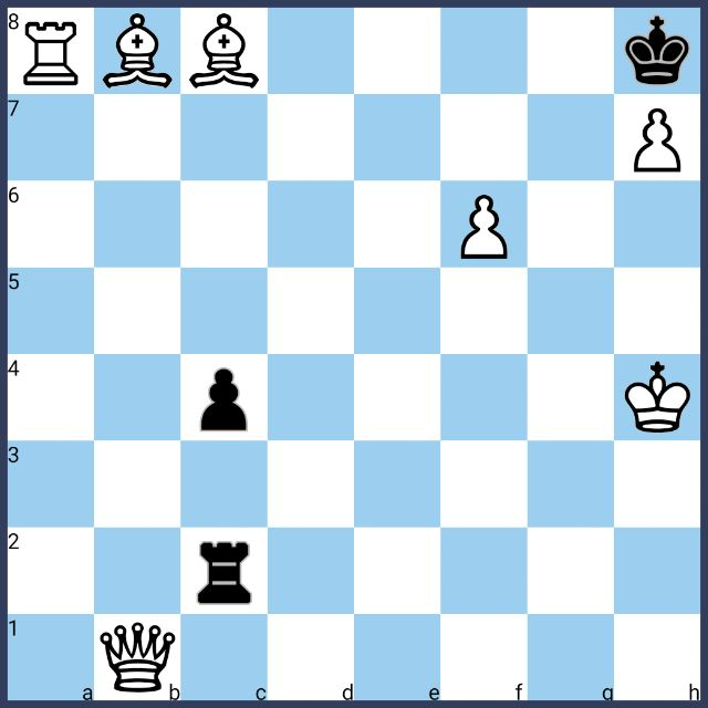 MadhurKapoor12's tweet image. White to move, mate in 2

Repost pls