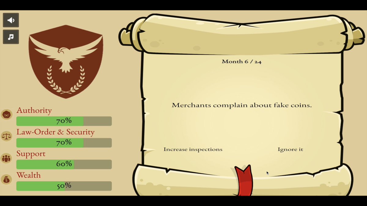 mostlystablegam's tweet image. In Deck of Mandate, as council head, you’ll face famine, riots, scheming, &amp;amp; sometimes the "it's better to simply ignore this" moment.

How would you lead the republic? To find out wishlist on Steam: store.steampowered.com/app/3907900/De…

#indiegame #politicalgame #gamedevelopemnt #deckbuilder