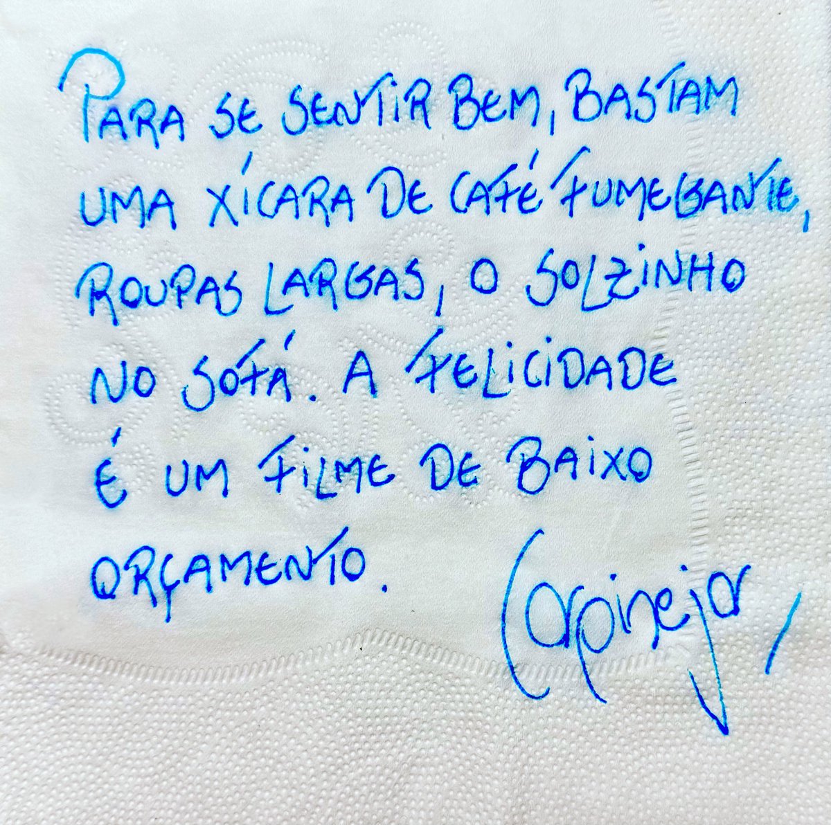 CARPINEJAR's tweet image. É aquele roteiro que a gente não cansa de repetir e protagonizar.