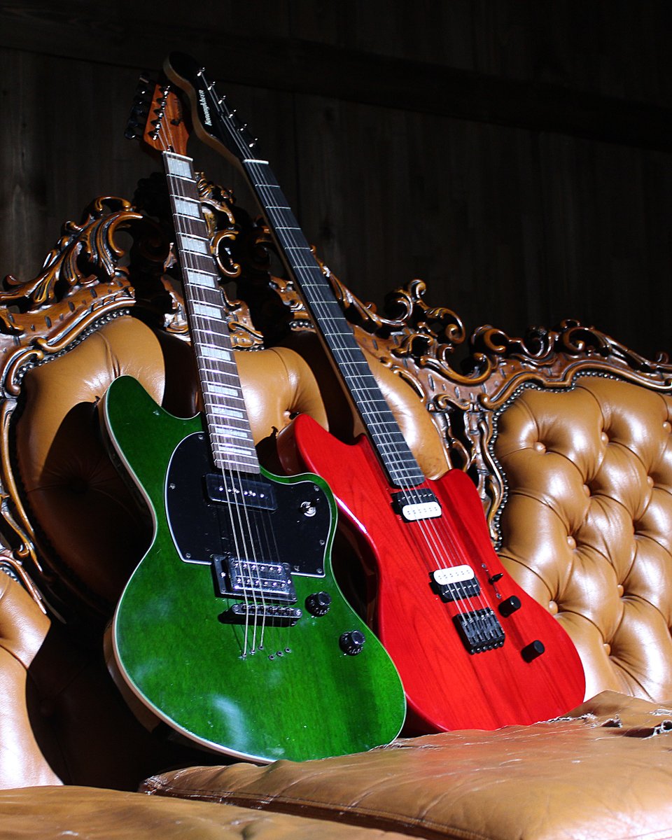 kononykheen's tweet photo. Do you like offset guitars as much as we do?
On the left: mahogany body Kononykheen Breed Forty for blues and hard-rock, deep low-mids
On the right: ash body Kononykheen Breed Forty one – an unbeatable metal machine
#guitarsofinstagram #kononykheen #offsetgutars https://t.co/Z9tjymIWF0