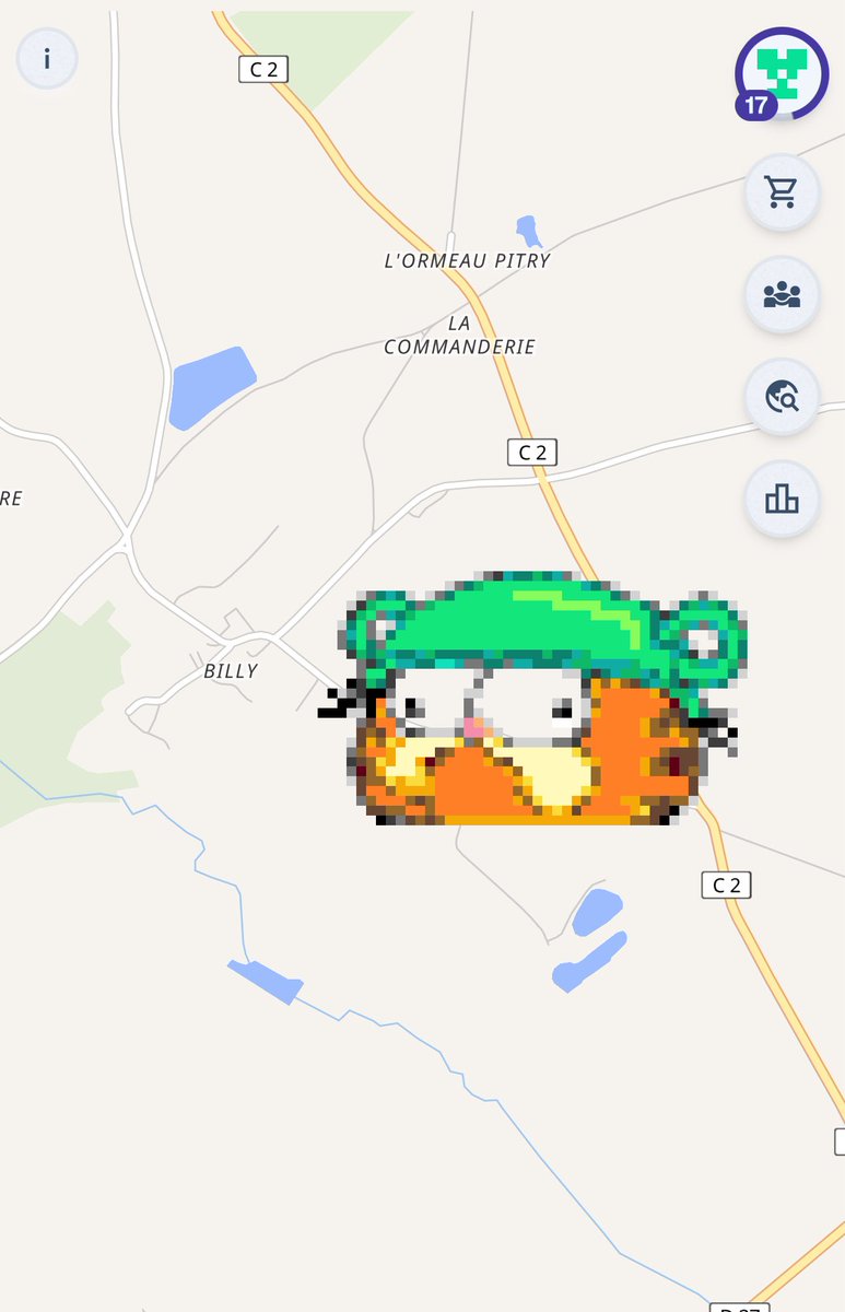 __im_a_Lemon__'s tweet photo. Voilà ma contribution au @RoiLennon avec un Billy debilus à coté du village de Billy sur #wplace 

(lien de l’endroit;)
https://t.co/Evoh48o3cT https://t.co/w5o6X5rMT9
