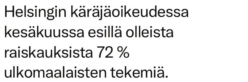 Hyvät kelit saavat muslimimiehet entistä kovemmiksi, miehekkäämmiksi ja halukkaammiksi – toisin kuin emaskuloituneet, feminiiniset suomalaismiehet, jotka eivät edes vaivaudu ylläpitämään kunnon raiskauskulttuuria. Jos et tajua tätä, olet rasisti. Ja jos et luovuta tytärtäsi