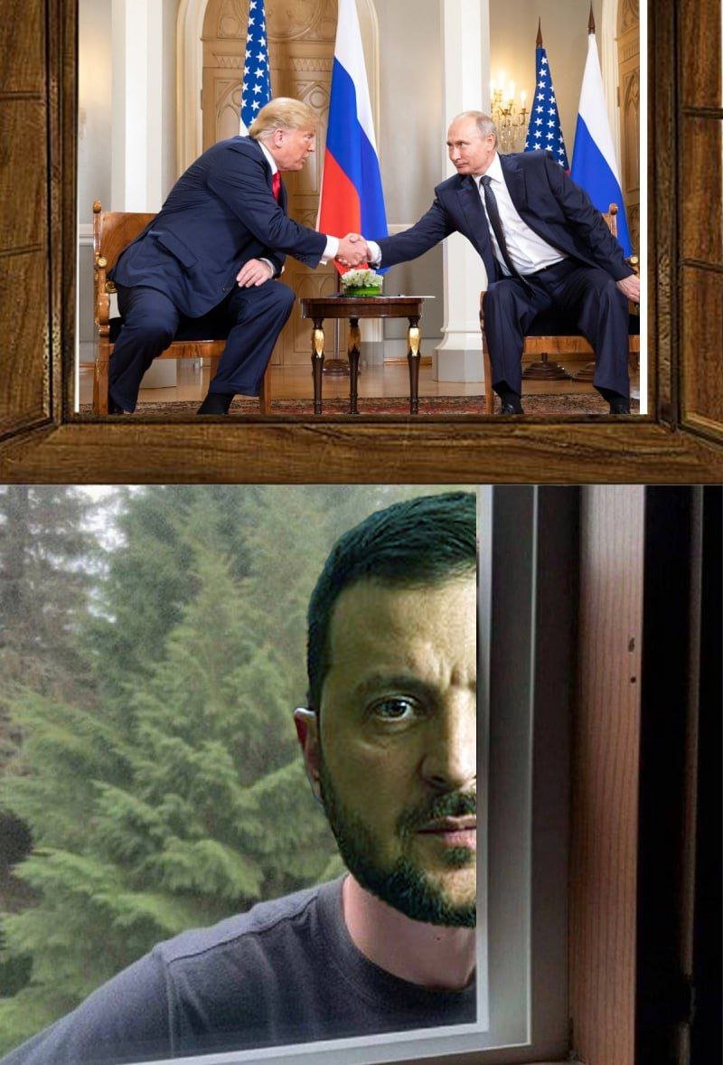 «Зеленский, вероятно, будет находиться на Аляске во время встречи Трампа и Путина 15 августа»,
— CNN.

Будет подсматривать.