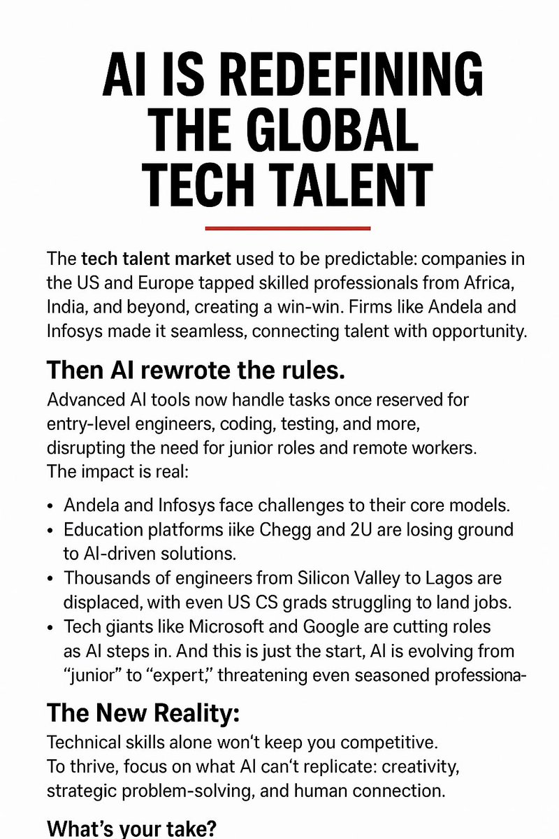 theblitss_store's tweet image. AI Is Redefining the Global Tech Talent…