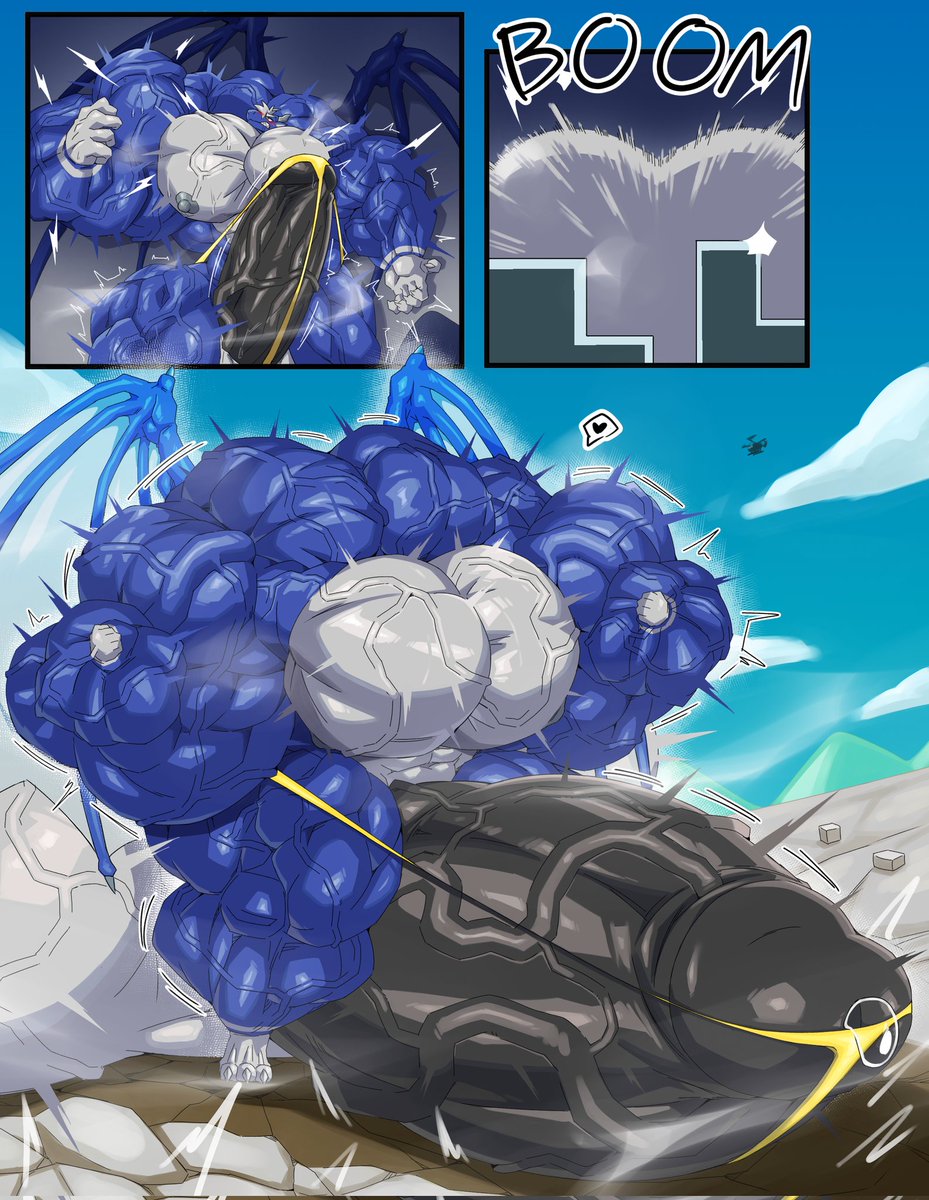 Altherius had a big of a stronger drink so he has slightly grown, also what a coincidence that there was a tanker truck transporting the same liquid on overpass :>
Art by <a href="/Meta_NONE/">메타볼 METABALL</a>