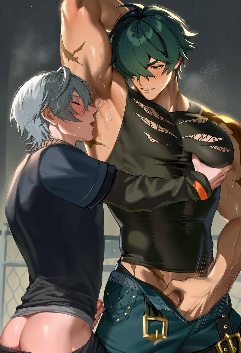 Gkuu_'s tweet photo. #AIart #Lighter #yaoi https://t.co/q0JCR4dily