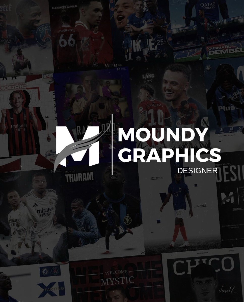 Moundy Graphics (@moundygraphics) on Twitter photo 𝗗𝗜𝗦𝗣𝗢𝗡𝗜𝗕𝗜𝗟𝗜 𝗣𝗘𝗥 𝗦𝗘𝗥𝗩𝗜𝗭𝗜𝗢 𝗚𝗥𝗔𝗙𝗜𝗖𝗢!🎨
🇮🇹:Il team Moundy Graphics è alla ricerca di club per collaborare in delle grafiche a basso prezzo!
🏴:The Moundy Graphics team is looking for clubs to collaborate on low-cost graphics!
RT GRADITO❤️
<a href="/RTAllProClub/">RETWEET ALL PROCLUB</a> 𝗗𝗜𝗦𝗣𝗢𝗡𝗜𝗕𝗜𝗟𝗜 𝗣𝗘𝗥 𝗦𝗘𝗥𝗩𝗜𝗭𝗜𝗢 𝗚𝗥𝗔𝗙𝗜𝗖𝗢!🎨
🇮🇹:Il team Moundy Graphics è alla ricerca di club per collaborare in delle grafiche a basso prezzo!
🏴:The Moundy Graphics team is looking for clubs to collaborate on low-cost graphics!
RT GRADITO❤️
<a href="/RTAllProClub/">RETWEET ALL PROCLUB</a>