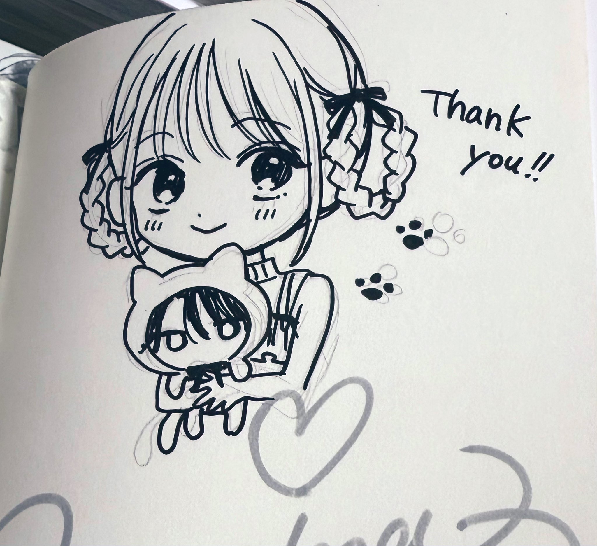 A*i様 だにまる　直筆サイン入り単行本　ミニキャライラストあり(おそらく辻中ち 50枚限定】 Noyu先生直筆サイン入り X-ART製 A3+サイズ