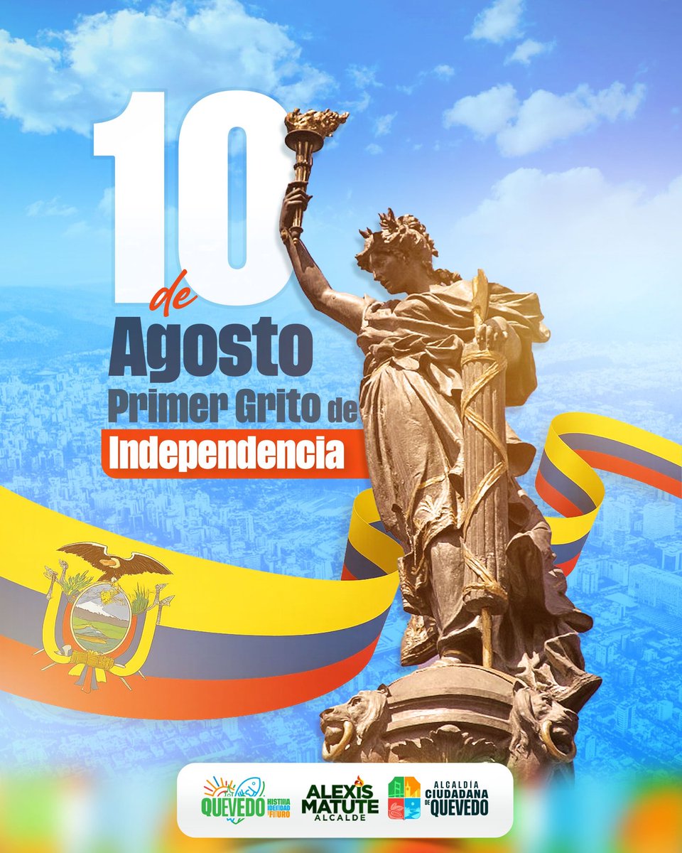 🇪🇨 10 de Agosto de 1809
No fue solo un grito… fue el eco eterno de nuestra libertad. 🔥
#PrimerGritoDeIndependencia #OrgulloEcuatoriano