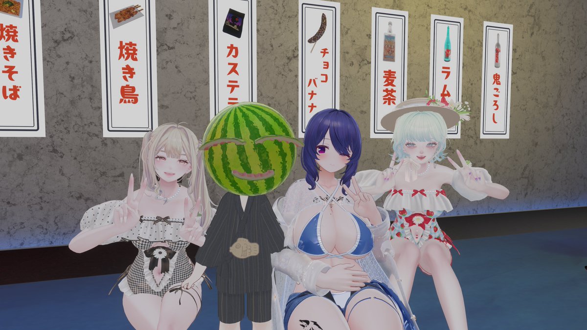 Ploc (@ploc_pu) on Twitter photo 8/9夏カメリアに行かせてもらいました~
屋台とか色々あっていつも以上に楽しませてもらいました!!
スイカでいじめられましたww
#CamelliaVRC 8/9夏カメリアに行かせてもらいました~
屋台とか色々あっていつも以上に楽しませてもらいました!!
スイカでいじめられましたww
#CamelliaVRC