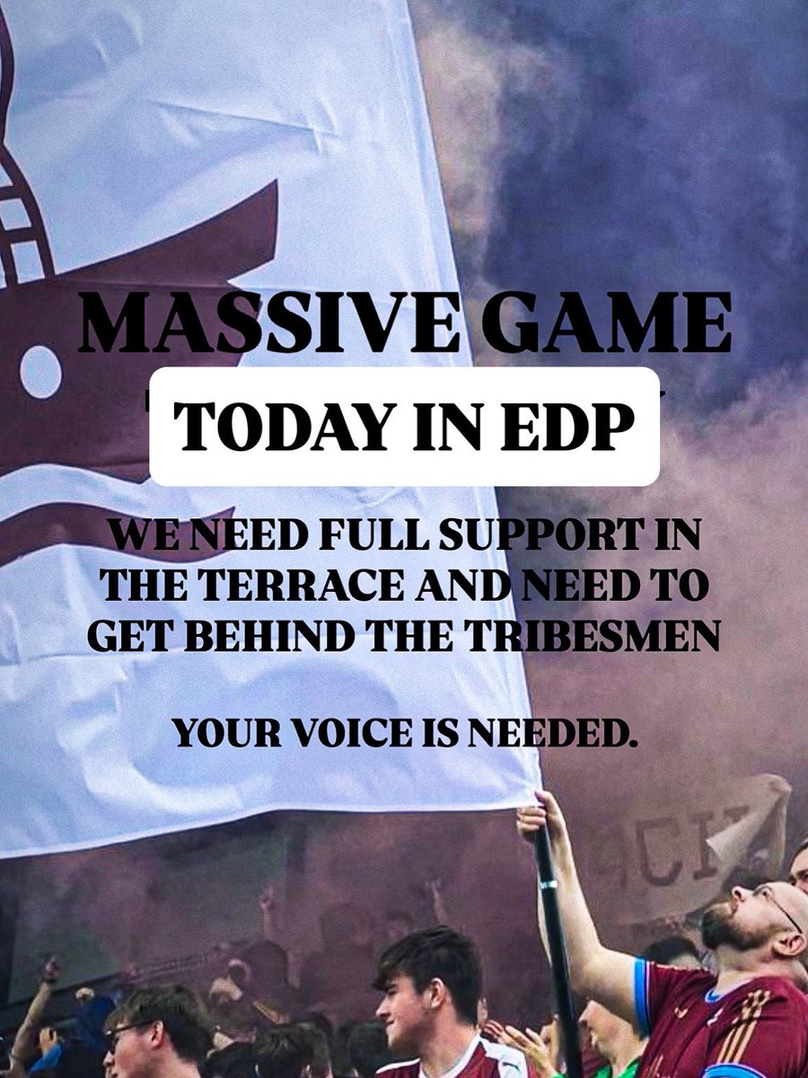 Get Behind The Tribesmen 👊
In Block F for 4:15 PM 🇱🇻

#MA13 #GUFC