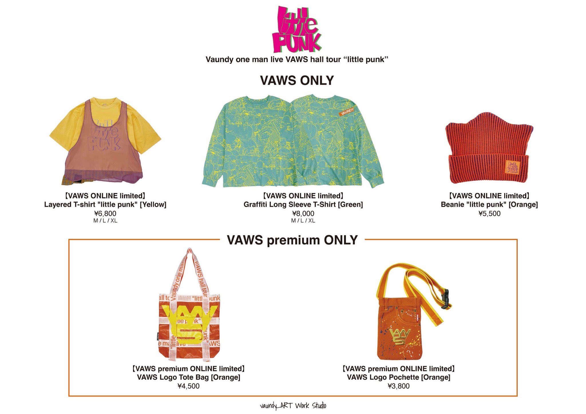 VAWS premium限定 ロゴトート＆ポシェット⑥ VAWS premium限定 ロゴトート＆ポシェット⑥ m*i様 Vaundy VAWS