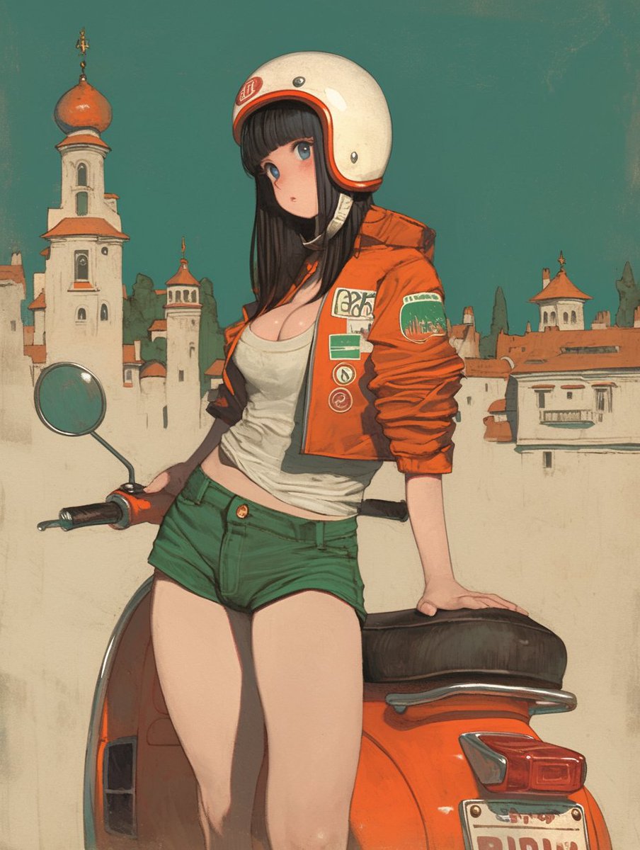 AdMapss's tweet image. #japan #DragonBall #vespa #piaggio