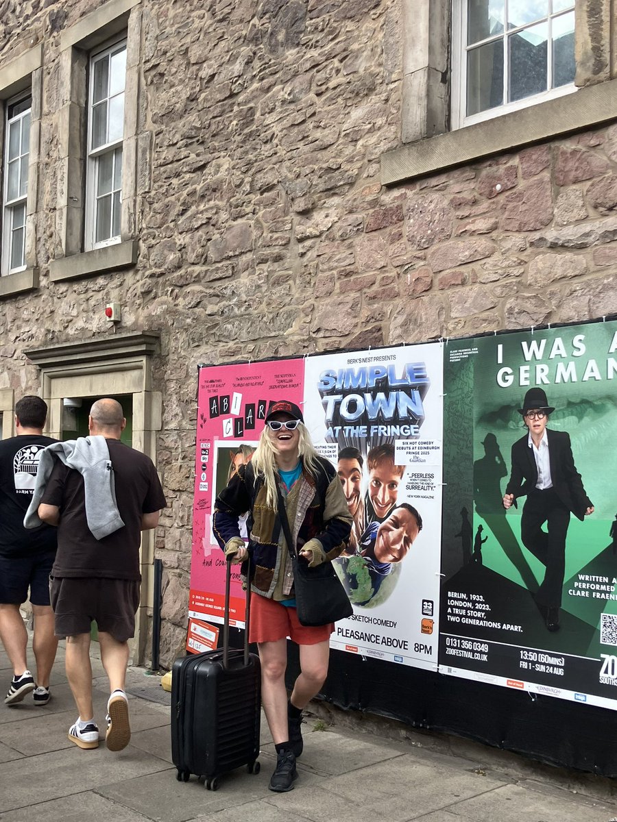 Our show opens tomorrow night 😎

Pleasance Above
8PM, tomorrow thru the end of the fest. Tell your friends