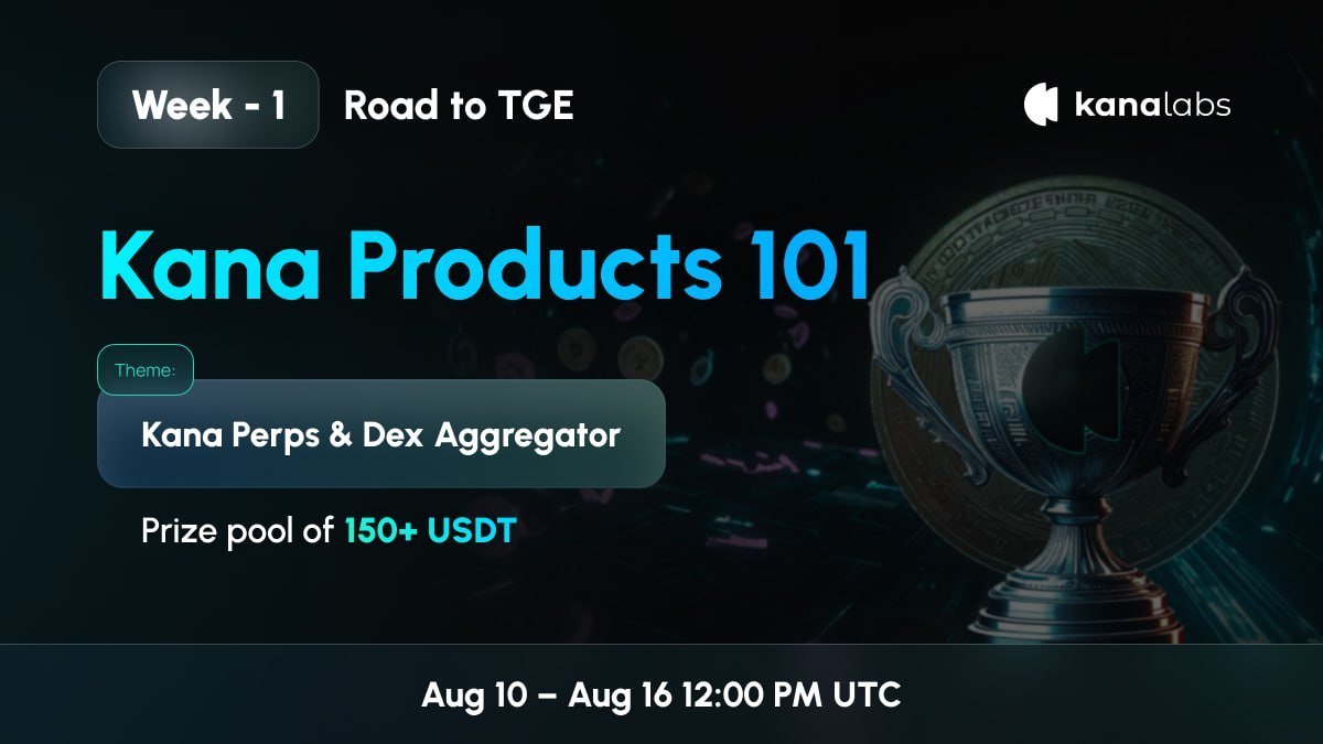 xyralabs_'s tweet photo. ⚡️ ROAD TO TGE – The Creativity Begins... ⚡️

Week 1 = All About Kana Perps & Kana Swap
Threads, tutorials, stats, Memes, hot takes – drop your best!

💰 $150 in prizes every week
🏆 5 Winners: $50 | $35 | $25 | $20 | $20
⏳ Deadline: Aug 16 

Think you can out-create the rest? Prove it.

📥 More details and Submission on Discord 
👉 https://t.co/iQWcirgvMP