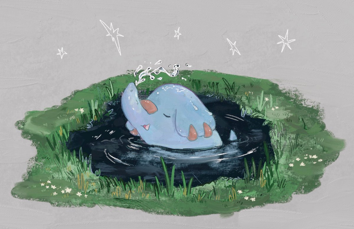 ✶ 🐘
#ポケモンイラスト #pokemonfanart