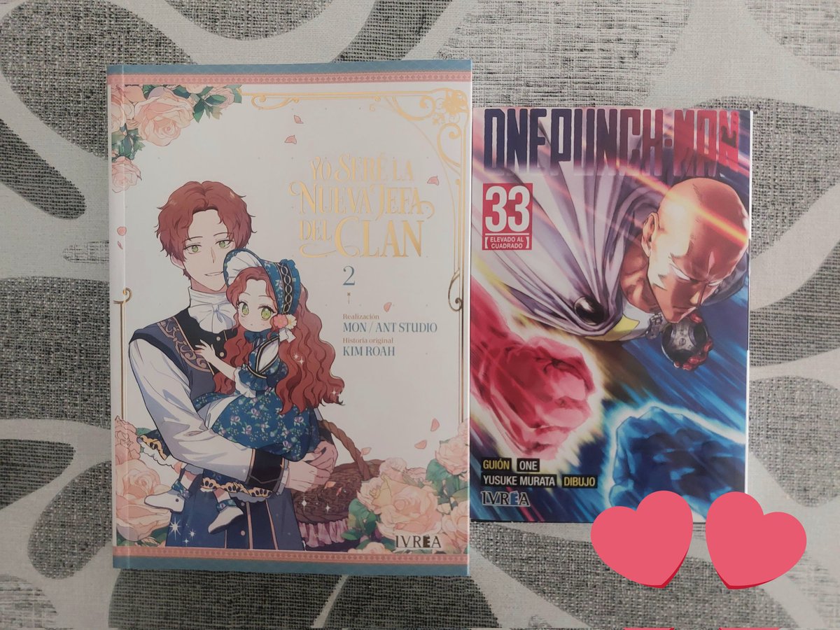 calysto76's tweet photo. Compra de novedades semanales a @Ivrea 💕💕❤️❤️ #HAPPYHAPPY #manga #manhwa #lectura #yoserélanuevajefadelclan #Mon #antstudio #KimRoah #OnePunchMan #ONE #YusukeMurata https://t.co/mQgunmI1zi