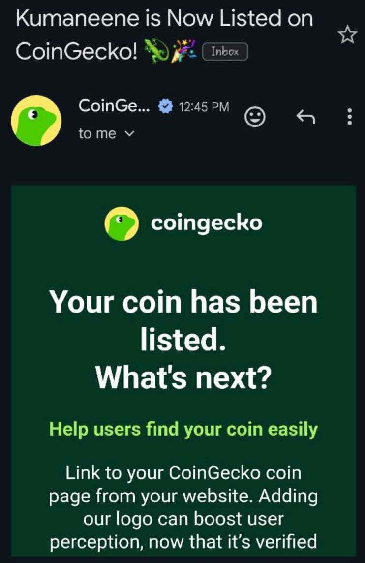 kumaneeneoneth's tweet photo. #Kumaneene is now listed on @coingecko  woof woof 

https://t.co/pa4wRKVjGf https://t.co/SWOeE8KsmA