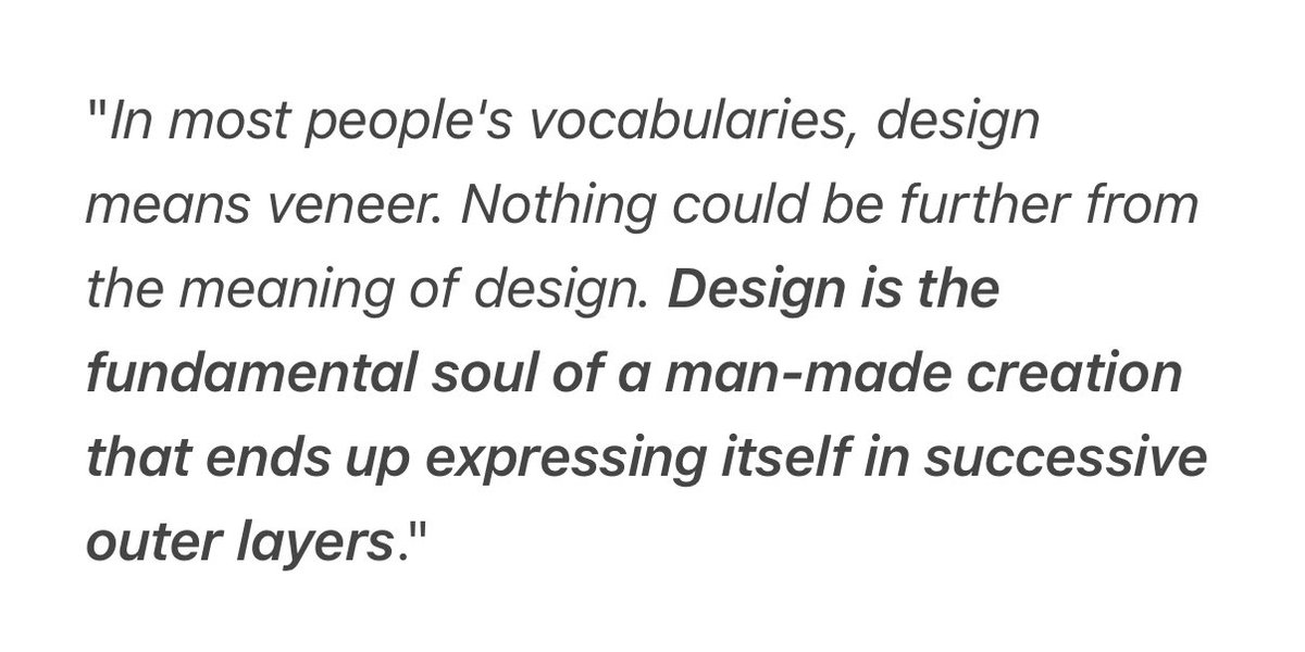 Steve Jobs on what design really is: