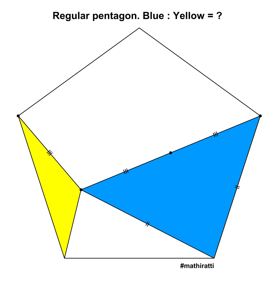 Geometry puzzle. #pentagon #mathiratti