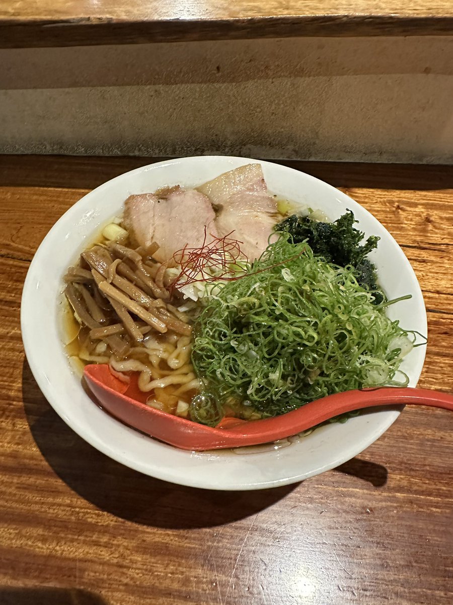 仙臺くろく定禅寺umami　
本格中華そば  九条ねぎ