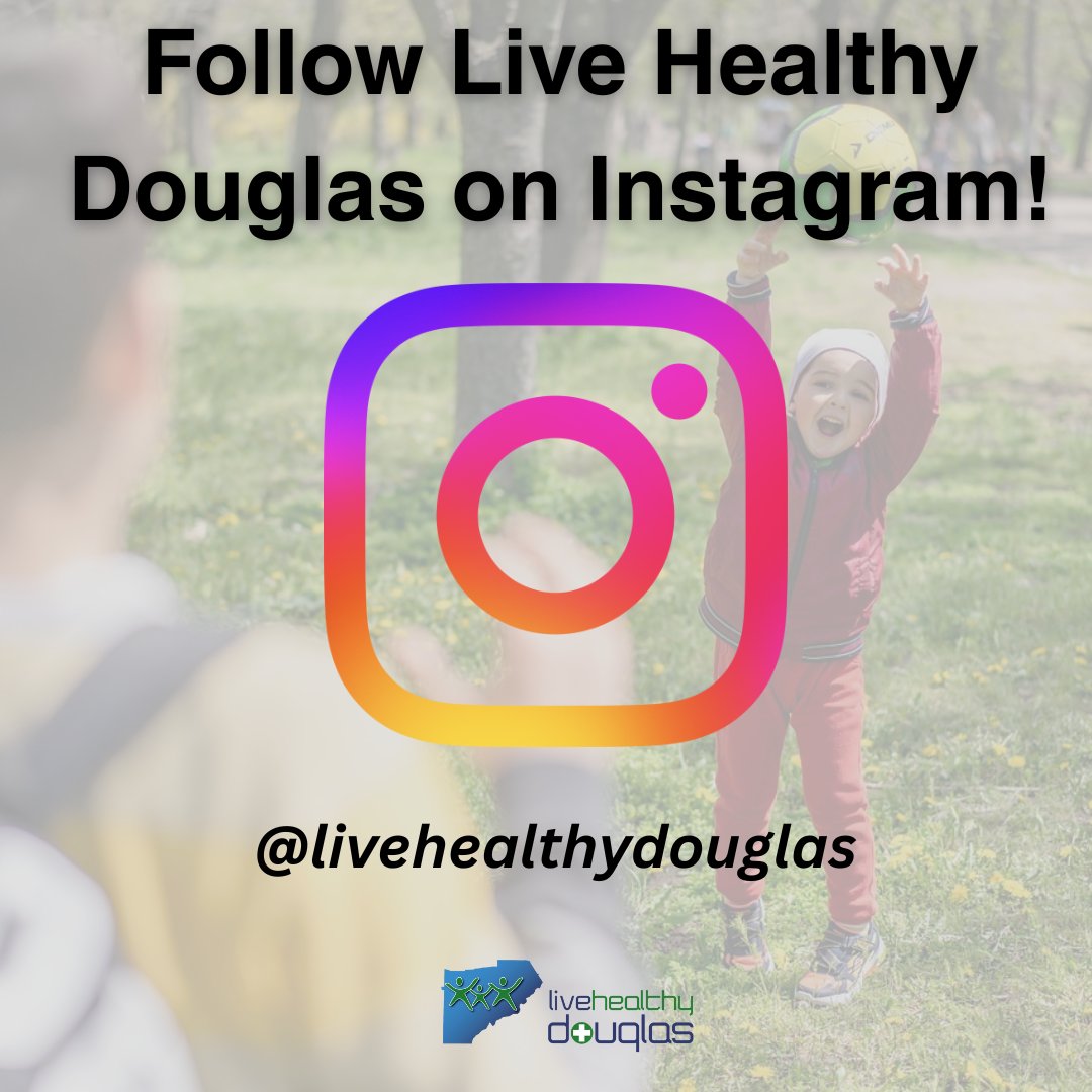 Follow Live Healthy Douglas on their new Instagram account! Each month, Live Healthy Douglas highlights organizations and resources for Douglas County residents!
instagram.com/livehealthydou…