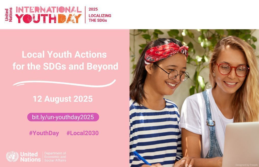 United Nations Geneva (@ungeneva) on Twitter photo Did you know? Around 65% of SDG targets rely on action at the local level. 
Young people are key to turning the #GlobalGoals into local change. 
Ahead of #YouthDay next week, learn more: buff.ly/heDQeeF Did you know? Around 65% of SDG targets rely on action at the local level. 
Young people are key to turning the #GlobalGoals into local change. 
Ahead of #YouthDay next week, learn more: buff.ly/heDQeeF