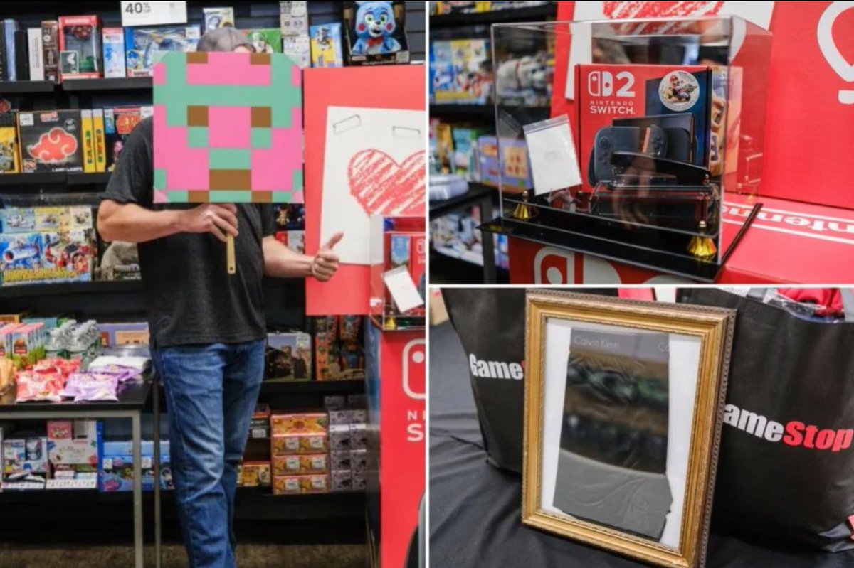 <a href="/fbb4official/">FBB4</a> bought a stapler at auction from @GameStop for $250,000, which will be used for a children’s hospital. He also got <a href="/ryancohen/">Ryan Cohen</a>’s underwear on top of that.

Great move by a great man GameStop <> GME ETH is just the start.