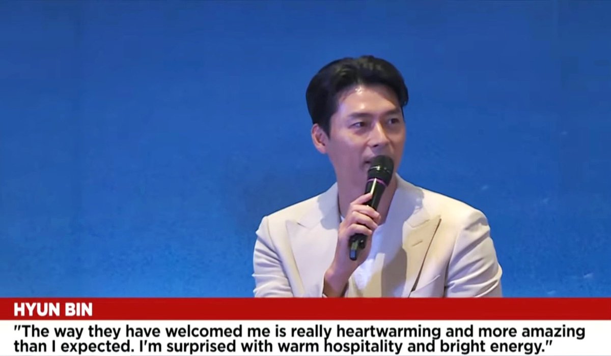 "See you soon" took five whole years, but Hyun Bin pulled through in the end. 🩵