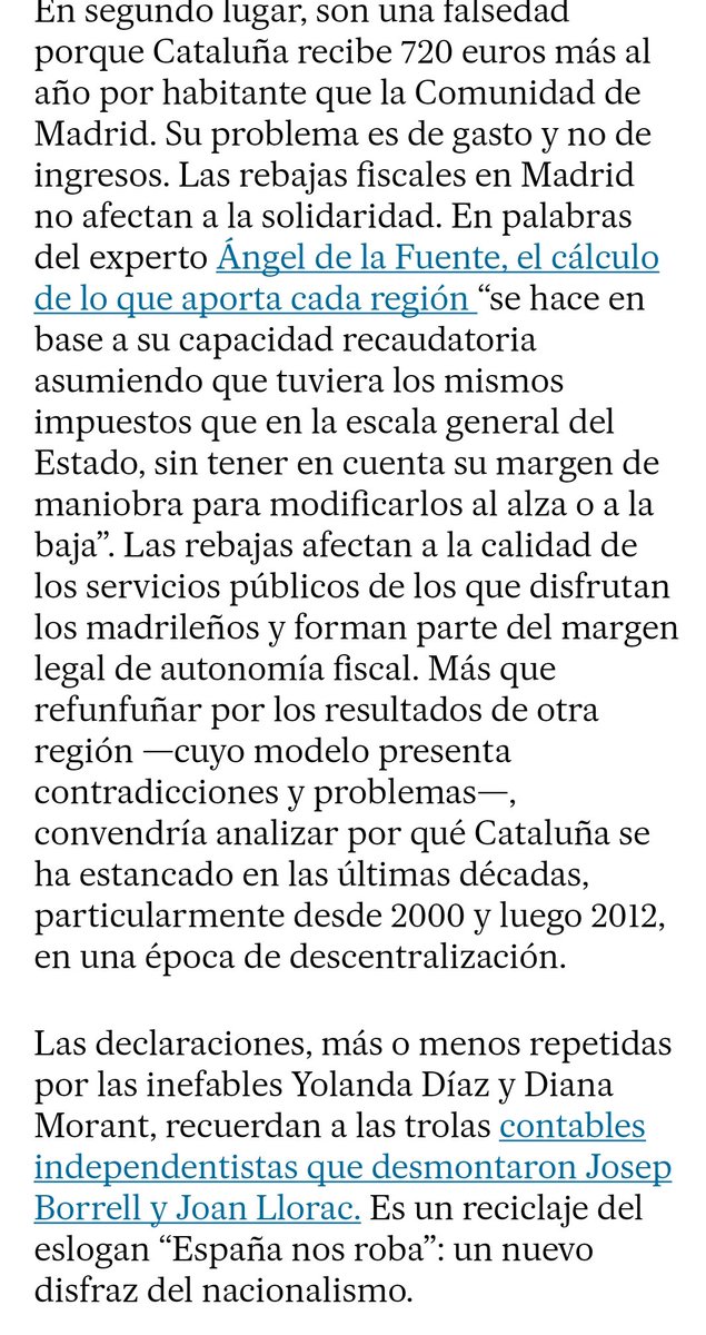 Luis Garicano 🇪🇺🇺🇦 (@lugaricano) on Twitter photo El cálculo de lo que aporta cada región se hace en base a su capacidad, sin tener en cuenta lo que recauda.
Excelente <a href="/gascondaniel/">Daniel Gascón</a> sobre "Las mentiras de Salvador Illa." El cálculo de lo que aporta cada región se hace en base a su capacidad, sin tener en cuenta lo que recauda.
Excelente <a href="/gascondaniel/">Daniel Gascón</a> sobre "Las mentiras de Salvador Illa."